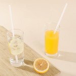 PLA Biodegradable Drinking Straws – Individually Wrapped（Minimum order: 50 packs，Custom packaging available）
