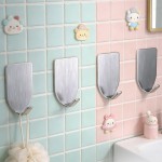 Stainless Steel No-Drill Adhesive Hook