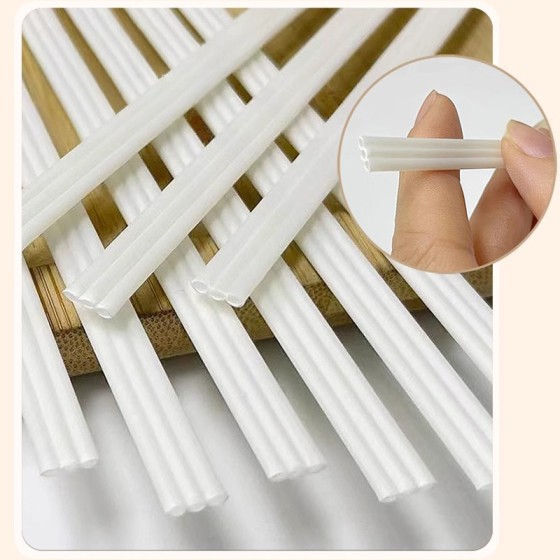 Biodegradable PLA Coffee Stirring Straws（Minimum order: 50 packs，Custom packaging available）