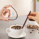 Disposable Double Hole Coffee Stirring Straws for Hot Drinks（Minimum order: 50 packs，Custom packaging available）