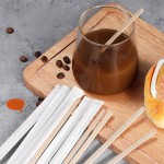 One-time use wooden coffee stirring stick（Minimum order: 50 packs，Custom packaging available）