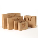 Kraft paper bag, horizontal style（Minimum order: 1000pieces，Custom packaging available）