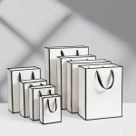 White kraft paper bag