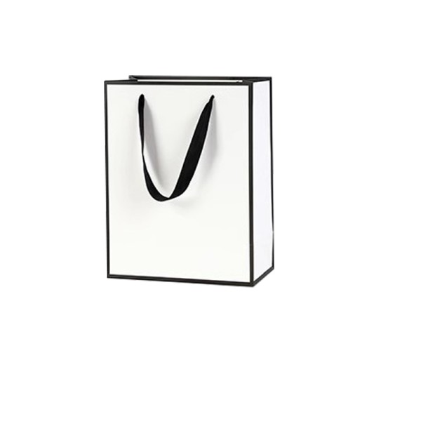 White kraft paper bag