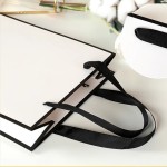 White kraft paper bag