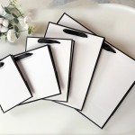 White kraft paper bag