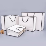 White kraft paper bag