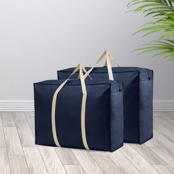 Navy Blue Non-woven Fabric Sack（Minimum order: 1000 pieces，Custom packaging available）
